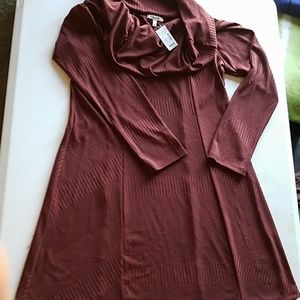 NWT L Maurices Cowl Neck Dress